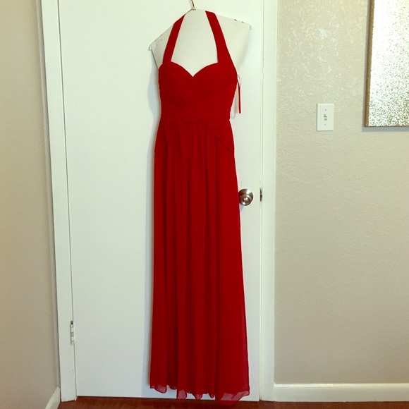Bcbg Long formal red dress