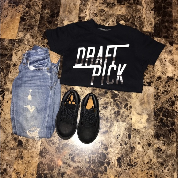 Timberlands Black Toddler Size 5c - Picture 2 of 4