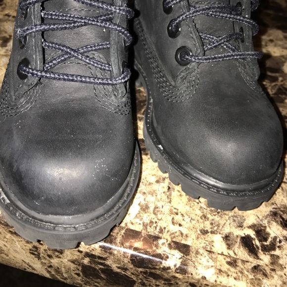 Timberlands Black Toddler Size 5c - Picture 3 of 4