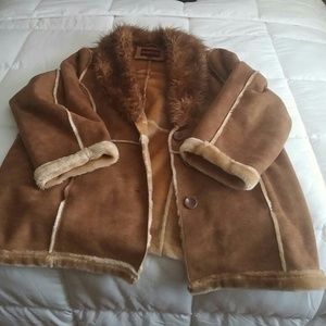 Avenue suede winter coat