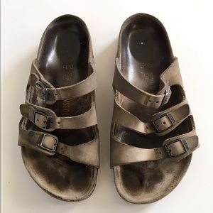 Birkenstock Three Strap Florida Sandal Beige - 36