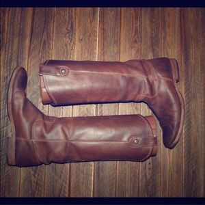 Size 9.5 distressed Frye Riding Boots