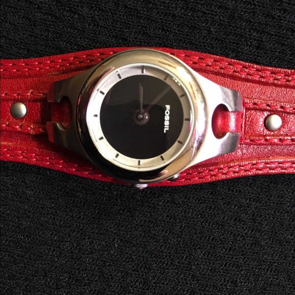 Fossil genuine leather watch