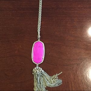 Kendra Scott rayne necklace magenta