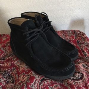 Black Suede Isaac Mizrahi Ankle Boots