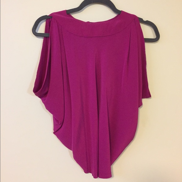 Olive and Olivia 100% silk backless top size S