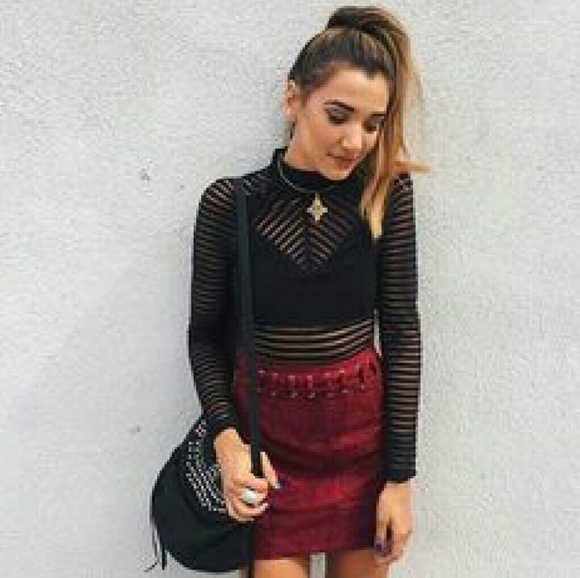 ISO Sheer Stripe Top