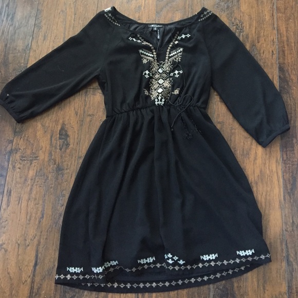 Black Dress with cute design