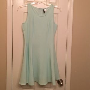 Green Flare Dress