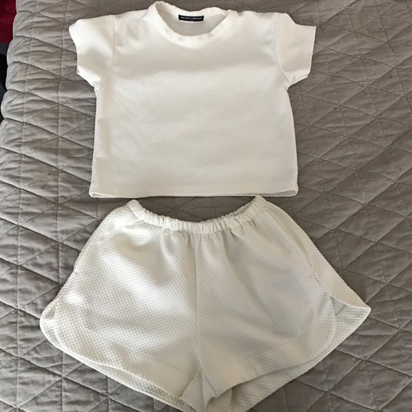 Brandy Melville shorts and crop top set