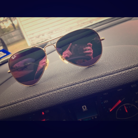 Pink ray ban aviators