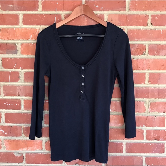 NWOT J. Crew 3/4 shirt. Perfect Fit line. Size M.