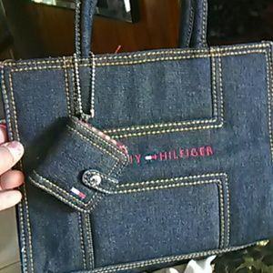 Tommy  purse with wallet attached never used