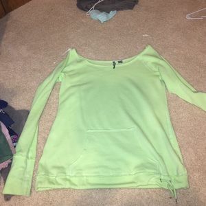 Lime green sweater
