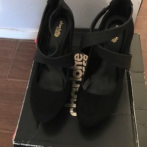 Black Wedges Charlotte Russe
