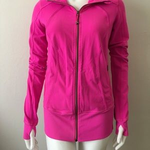 Lululemon Bright Pink Long Sleeve Jacket Sz 8