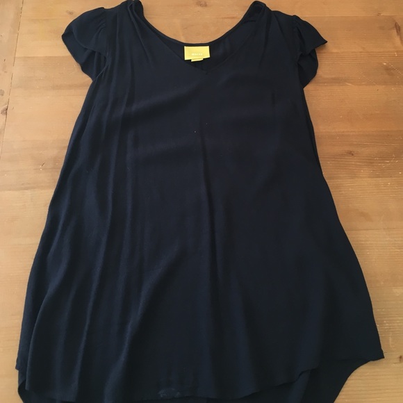 Classic Navy Blue Blouse