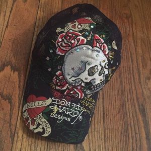 Navy Ed Hardy hat