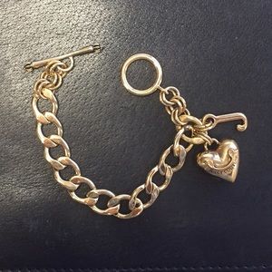 Juicy Couture gold fashion bracelet