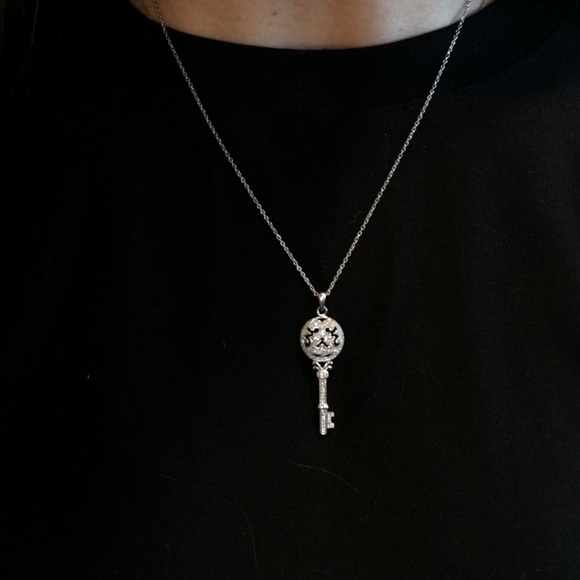 Authentic Diamond Key Necklace - Picture 3 of 4