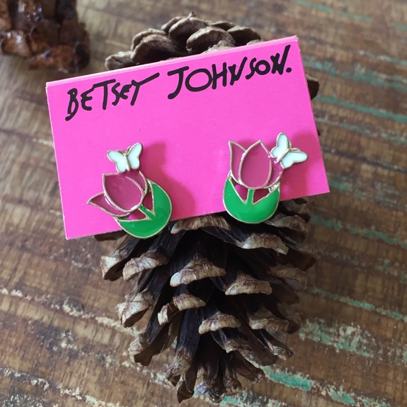 Betsey Johnson Tulip Earrings