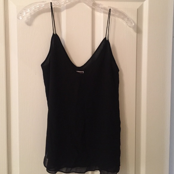 Black Tank or Camisole. XS. Made by Chelsea