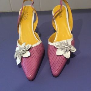 BCBG Pink Sling-Back Shoes