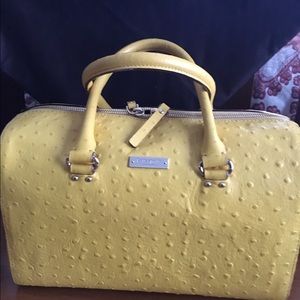 Kate spade yellow leather handbag