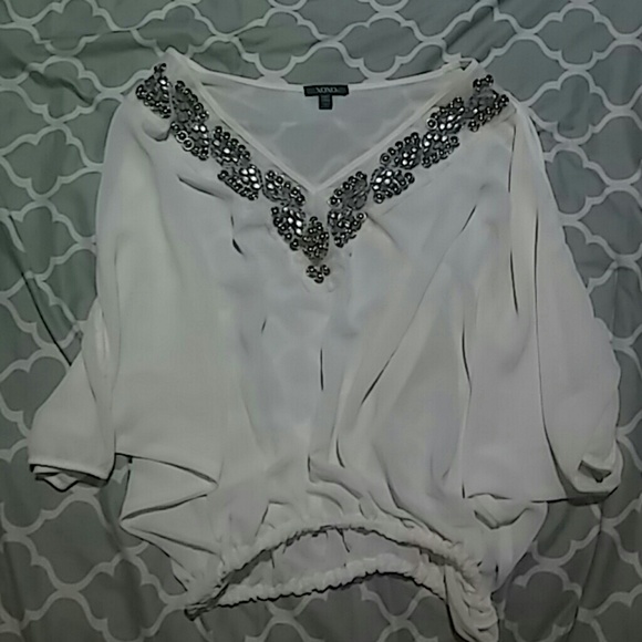 Xoxo white elegant blouse
