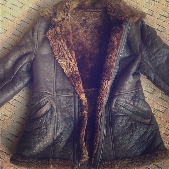 Real lamb leather jacket
