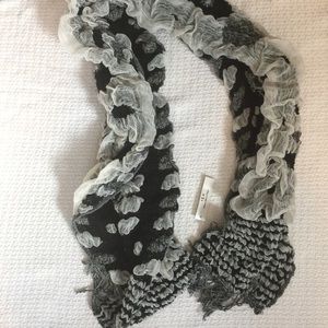 Black and White Scarf