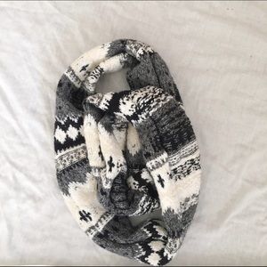 Patterned Infinity Scarf