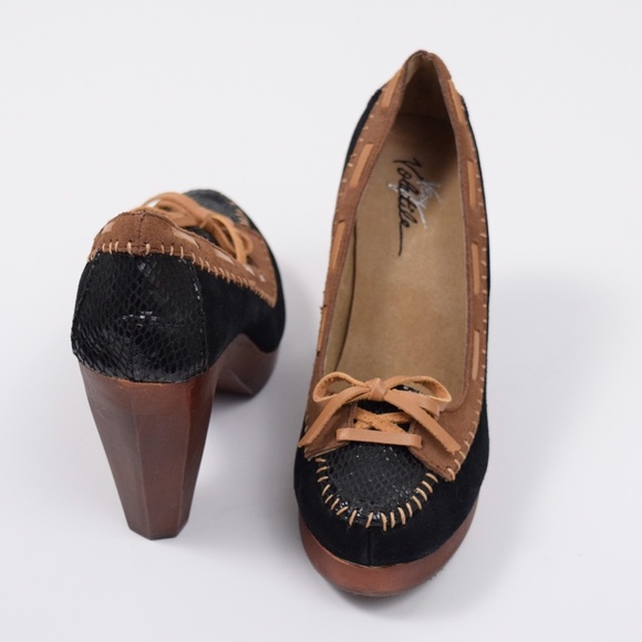 ❌Sold❌NWOB Very Volatile wooden heel pumps - Picture 4 of 4