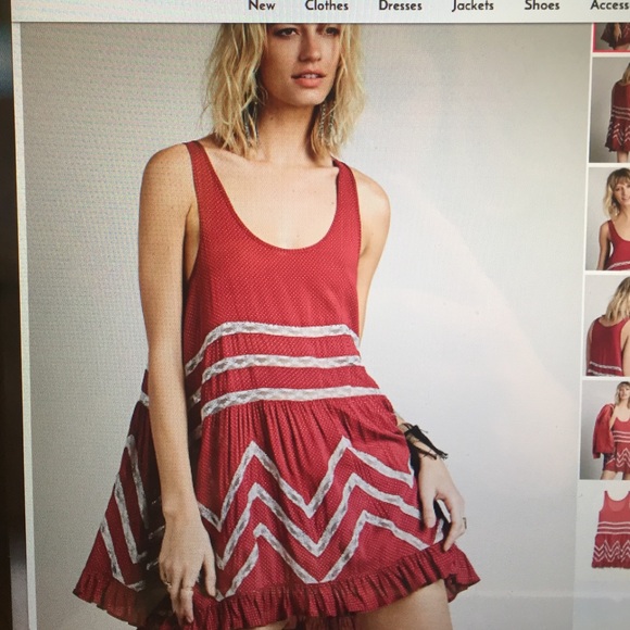free people voile and lace trapeze slip