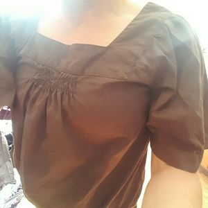 Chocolate short sleeved top
