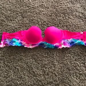 PINK BANDEAU BRA!