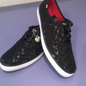 Taylor Swift Black Sequin Keds