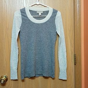 Banana Republic Grey Sweater with Elbow Patches