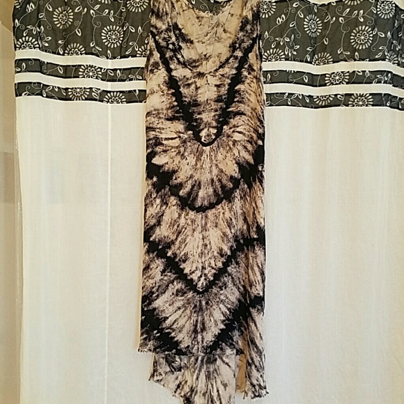 Tie dyed swim cover up