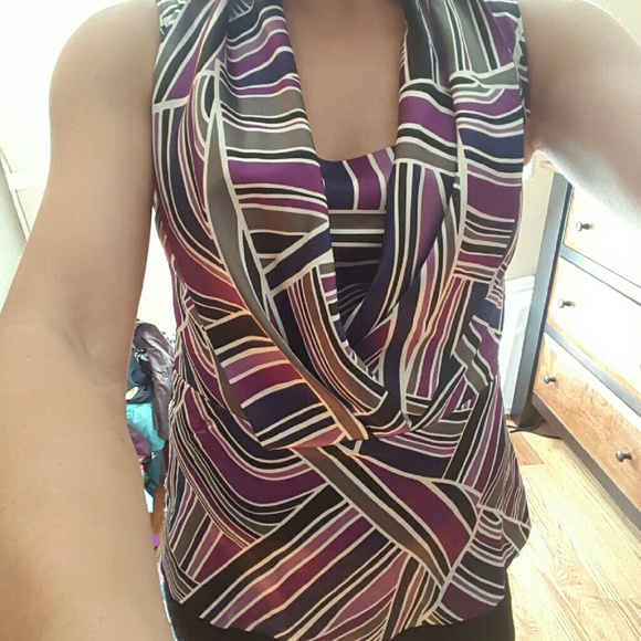 Purple dress blouse
