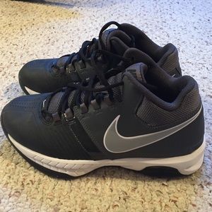 Nike AIR VISIPRO 5 Black/Grey high top shoes
