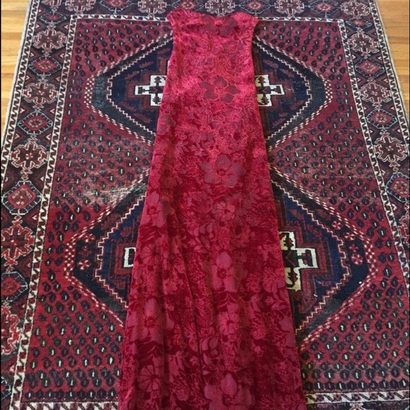 Reformation Dresses Reformation Red Velvet Dress Poshmark
