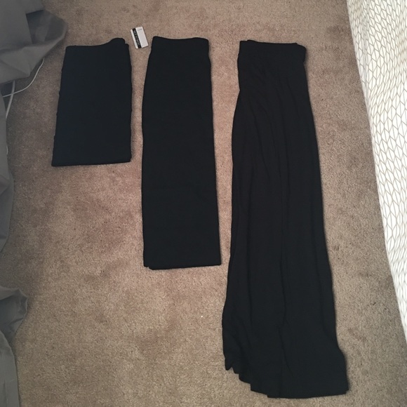 Three skirts