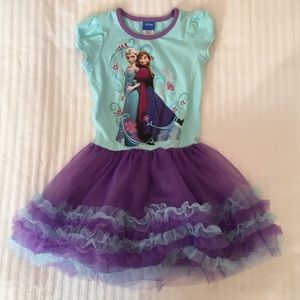 Disney Frozen Anna and Elsa Pajama Dress