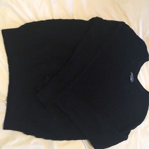 Vince black, cashmere, v-neck sweater.