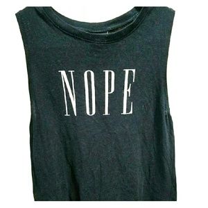 Nope Sleeveless Shirt
