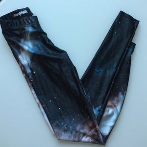 Blackmilk Galaxy XS Black Leggings.