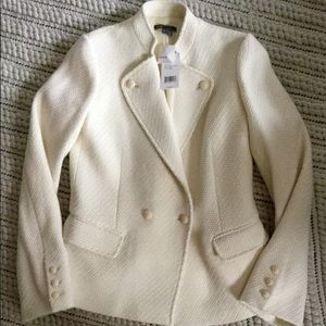 VINCE CREAM WOOL BLEND BLAZER - 
NWT SZ. 4
