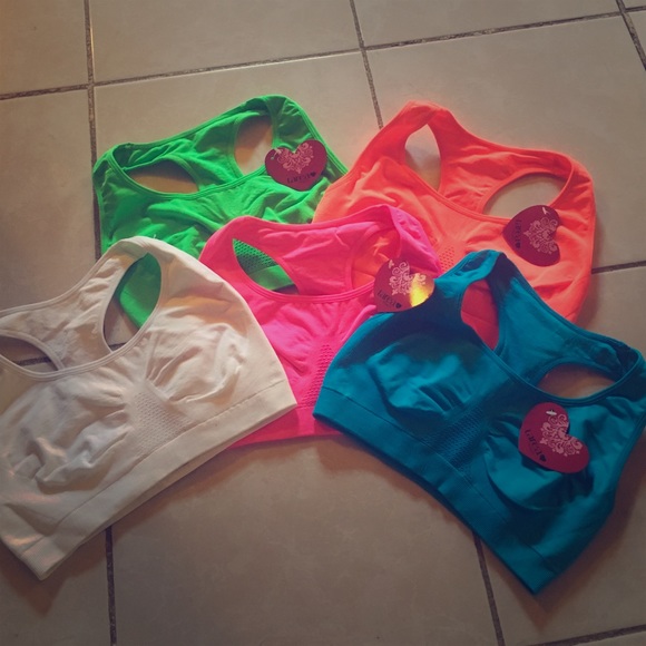 Rue 21 Neon sports bra