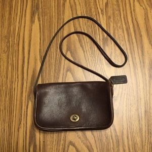 Vintage dark brown Coach purse